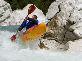 Wallpaper Whitewater Canoe