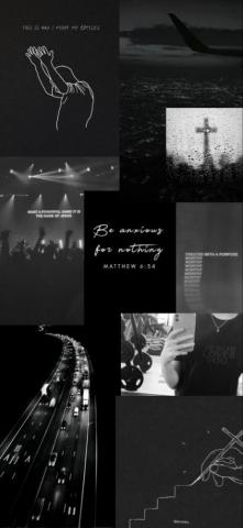 Shr Black Aesthetic Christian Wallpaper In