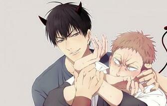 Wallpaper Heh Tien Mo Guan Shan The Demon Smile Guys Red