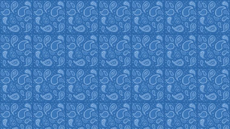 This Blue Paisley Desktop Wallpaper Is Easy Just Save The