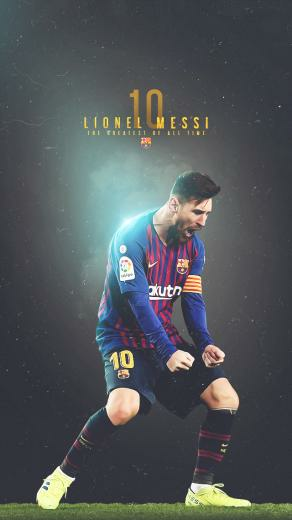 Barcaart Lionel Messi