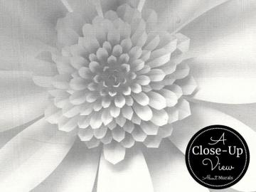 Paper Flower Wallpaper White Design About Murals