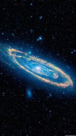 Swirling Spiral Galaxy iPhone Plus HD Wallpaper Ipod