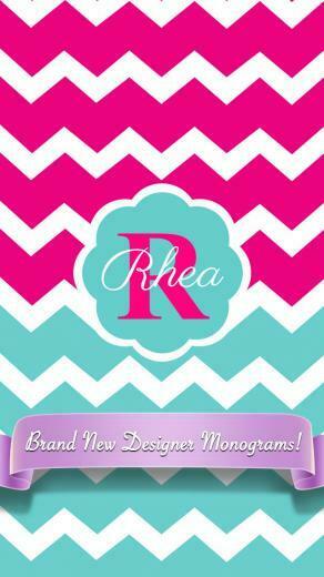 App Shopper Designer Monogram Custom Wallpaper Lifestyle