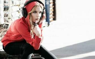 Ashlee Simpson Blonde Wallpaper Stock Photos