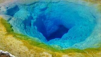 Morning Glory Wyoming Yellowstone National Park Wallpaper
