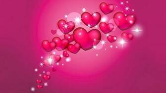 Image Pink Valentine Heart Desktop Background Pc Android
