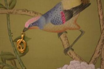 My Richard Curtis London Embellished Wallpaper Matthew Williamson