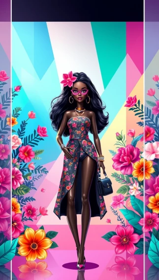 Black Barbie Wallpaper