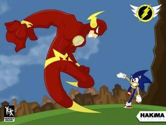 Sonic Vs The Flash Wallpaper X Version Hakima Studios