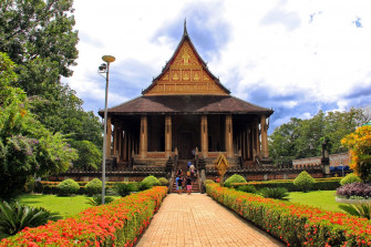 Vientiane Including Central Market Wallpaper