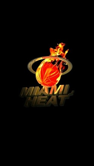Miami Heat Logo Wallpaper iPhone