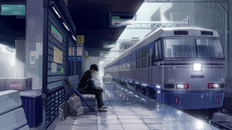 Wallpaper Id Troubleshooter Rain Train Station