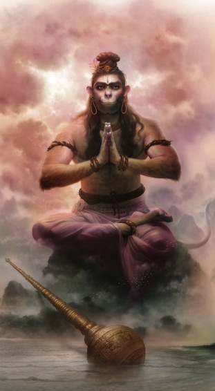 Top Hanuman Art Wallpaper Full HD 4k To Use