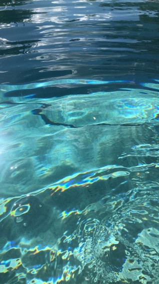 Blue Water Aesthetic Wallpaper
