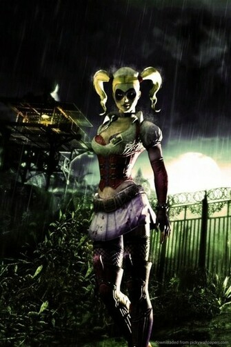Harley Quinn In Batman Arkham Asylum Wallpaper For iPhone