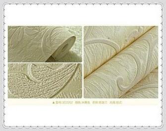 Pearl Color Wallpaper Non Woven Pure And