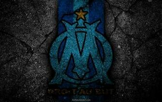 Wallpaper Olympique Marseille Logo Art Liga