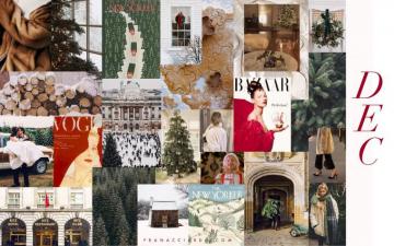 December Moodboard Desktop Wallpaper