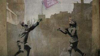 Banksy Street Art Graffiti No Ball Games