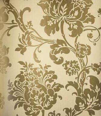 Gold Damask Wallpaper Floral Print Cole And Son