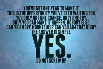 Success Quote Do Not Screw Up Wallpaper Best HD