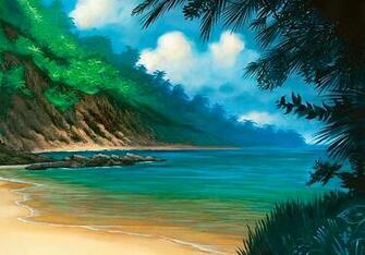 Magic Online Cube Alternate Art Tropical Island By Franz