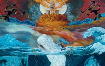 Art Flood Mastodon Leviathan Wallpaper