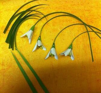 The Craft Project Make Paper Snowdrops