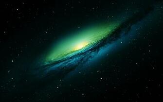 Spiral Galaxy World Mac Wallpaper