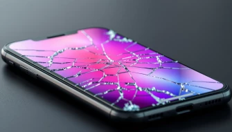 Realistic Broken Screen Wallpaper