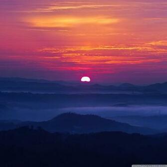 Mountain Sunset Wallpaper HD In Nature Imageci