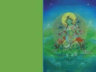 Green Tara Desktop Wallpaper