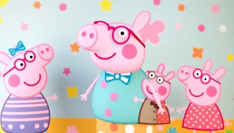 Preppy Peppa Pig Wallpaper