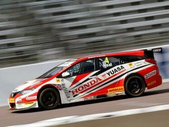 Honda Civic Tourer Btcc Race Racing Wallpaper