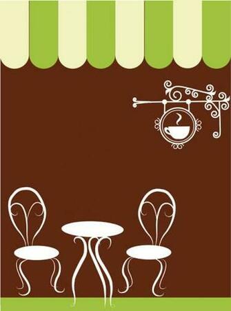 Vintage Cafe Menu Background Art Name Vector Of