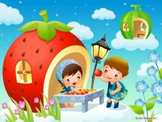 Cartoon Wallpaper Children Games