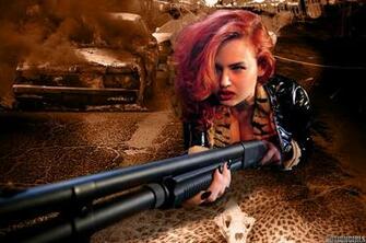 Girls Guns Computer Wallpaper Desktop Background Id