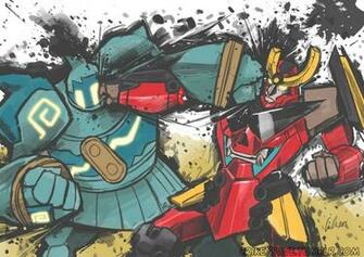 Golurk Vs Gurren Lagann Pok Mon Know Your Meme