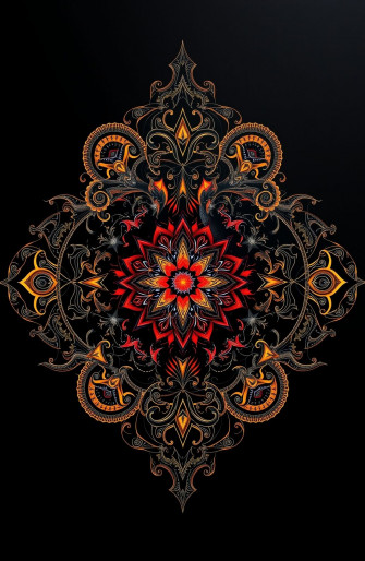 Beautiful Black Background Wallpaper