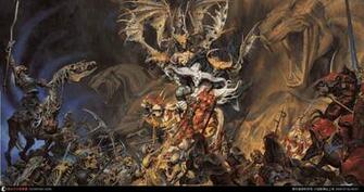 Ragnarok Paul Bonner Nerd Fantasy Art Warrior Don Quixote