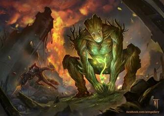 Groot Is Planting By Grav3soul