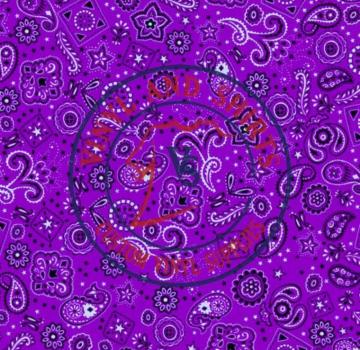 Vinyl And Shirts Purple Bandana Pattern Pattern651