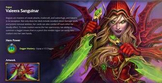 Hearthstone Rogue Valeera Sanguinar Mmorpg Feature Mmosite