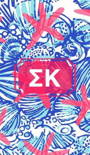 Sigma Kappa Monogram Background