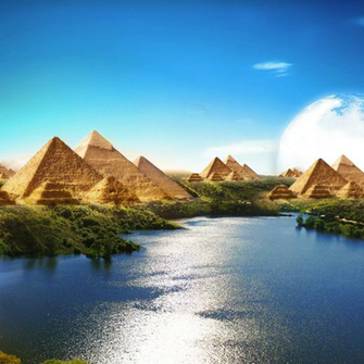 Great Pyramid iPad Background Wallpaper