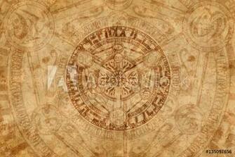 Fotografie Obraz Esoteric Background Backdrop For Magic
