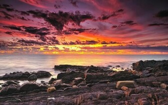 Rocky Seaside Wallpaper