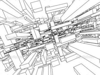 Architecture Drawing Wallpaper Background