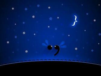 Semicolon Desktop Wallpaper Vladstudio